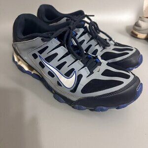 Nike Reax TR‎ Shox Sneakers Black Grey Blue Men size 11.5 621716-404